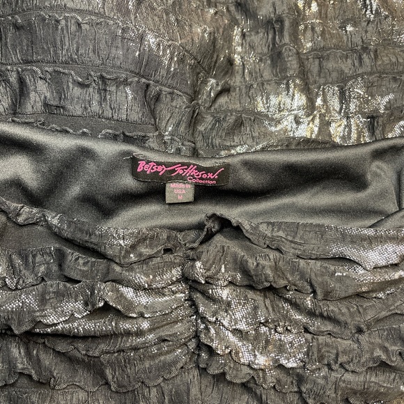 Metallic Betsey Johnson Dress - Picture 4 of 4